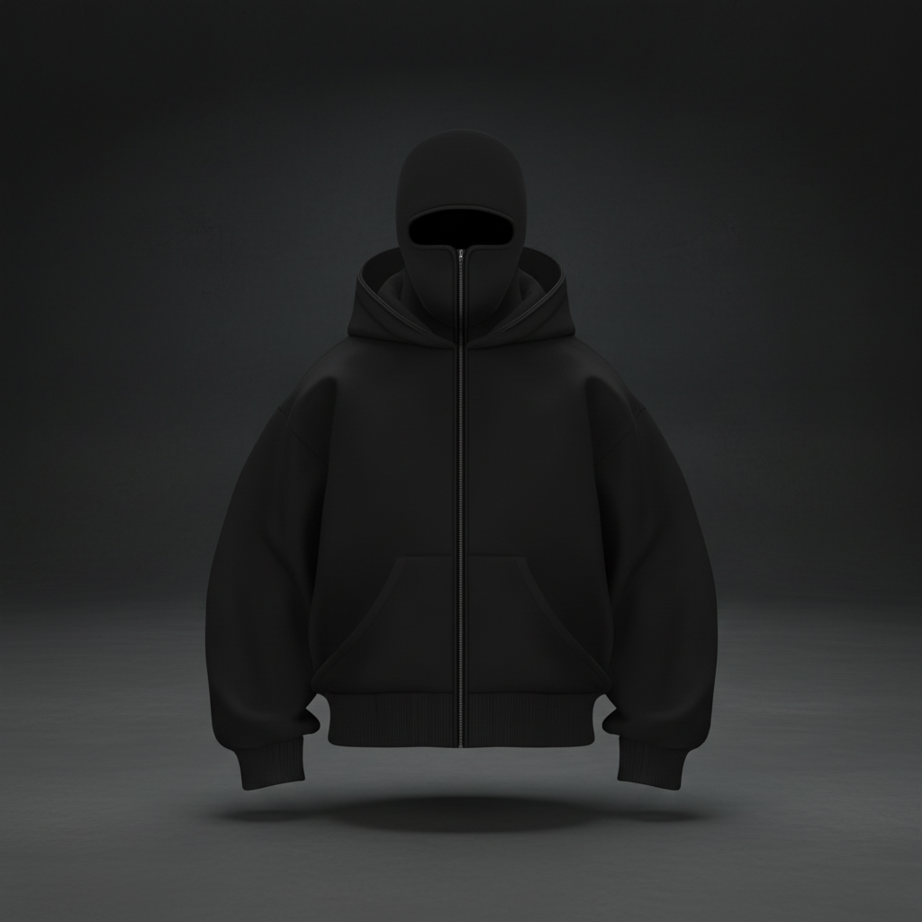 ShadowZip™ Oversized Balaclava Hoodie