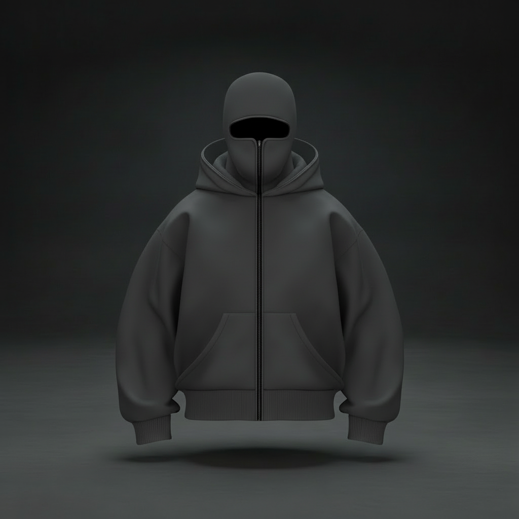 ShadowZip™ Oversized Balaclava Hoodie