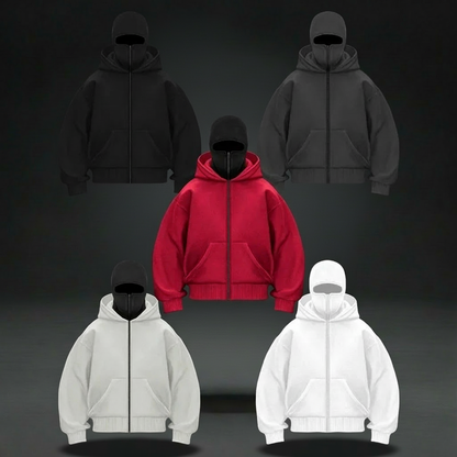 ShadowZip™ Oversized Balaclava Hoodie