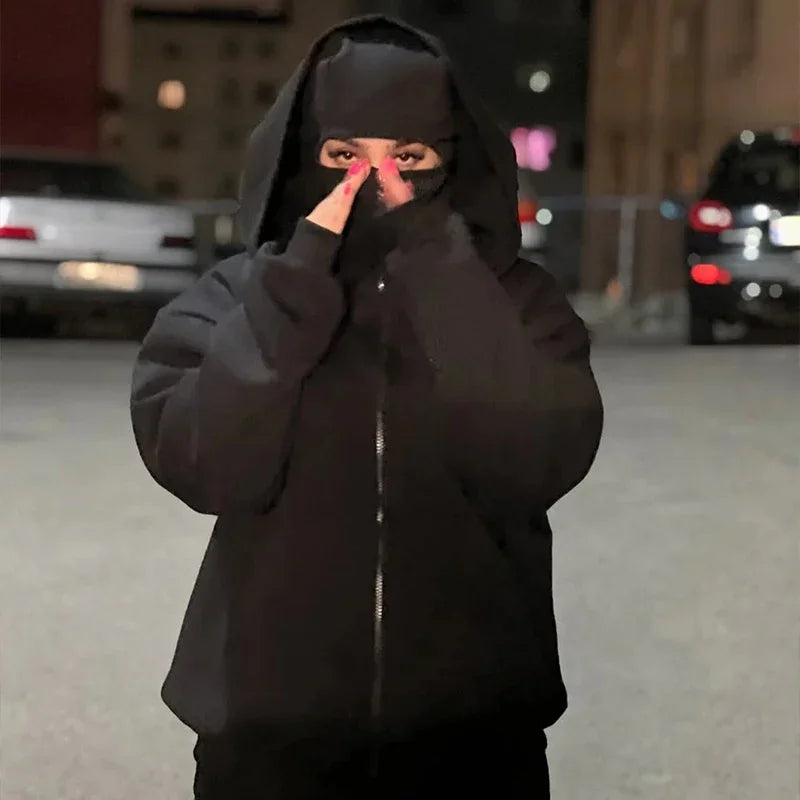 ShadowZip™ Oversized Balaclava Hoodie