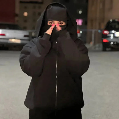 ShadowZip™ Oversized Balaclava Hoodie