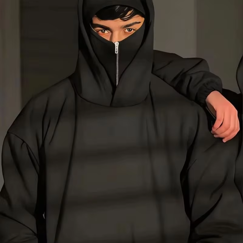 ShadowZip™ Oversized Balaclava Hoodie